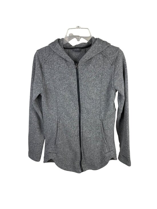Eddie Bauer Jackets & Blazers - Eddie Bauer Women's Radiator Sweater Fleece Full-Zip Hooded Jacket Gray Size S